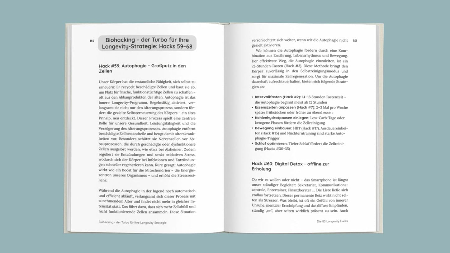 83 Longevity Hacks - Jung bleiben ist eine Entscheidung
